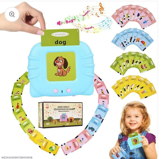 Audible Flash cards Baby Reading Machine for kids early learning English | Montessori Toddlers