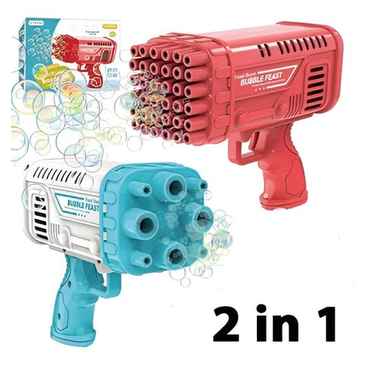 Bubble gun Bazooka 2 in 1