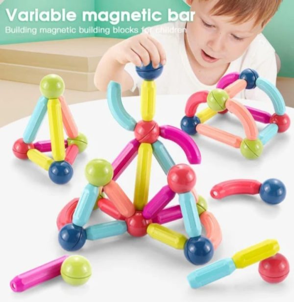 Magnetic Rods Toy for kids | educational and creativity booster 26 PCS set